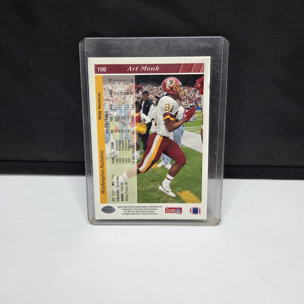1993 Upper Deck - Art Monk #150